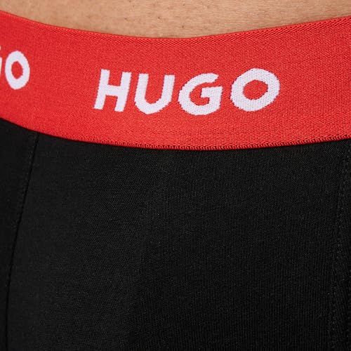 Calzoncillos tipo bóxer Hugo hombre ropa interior pack 3 unidades negro talla S 3