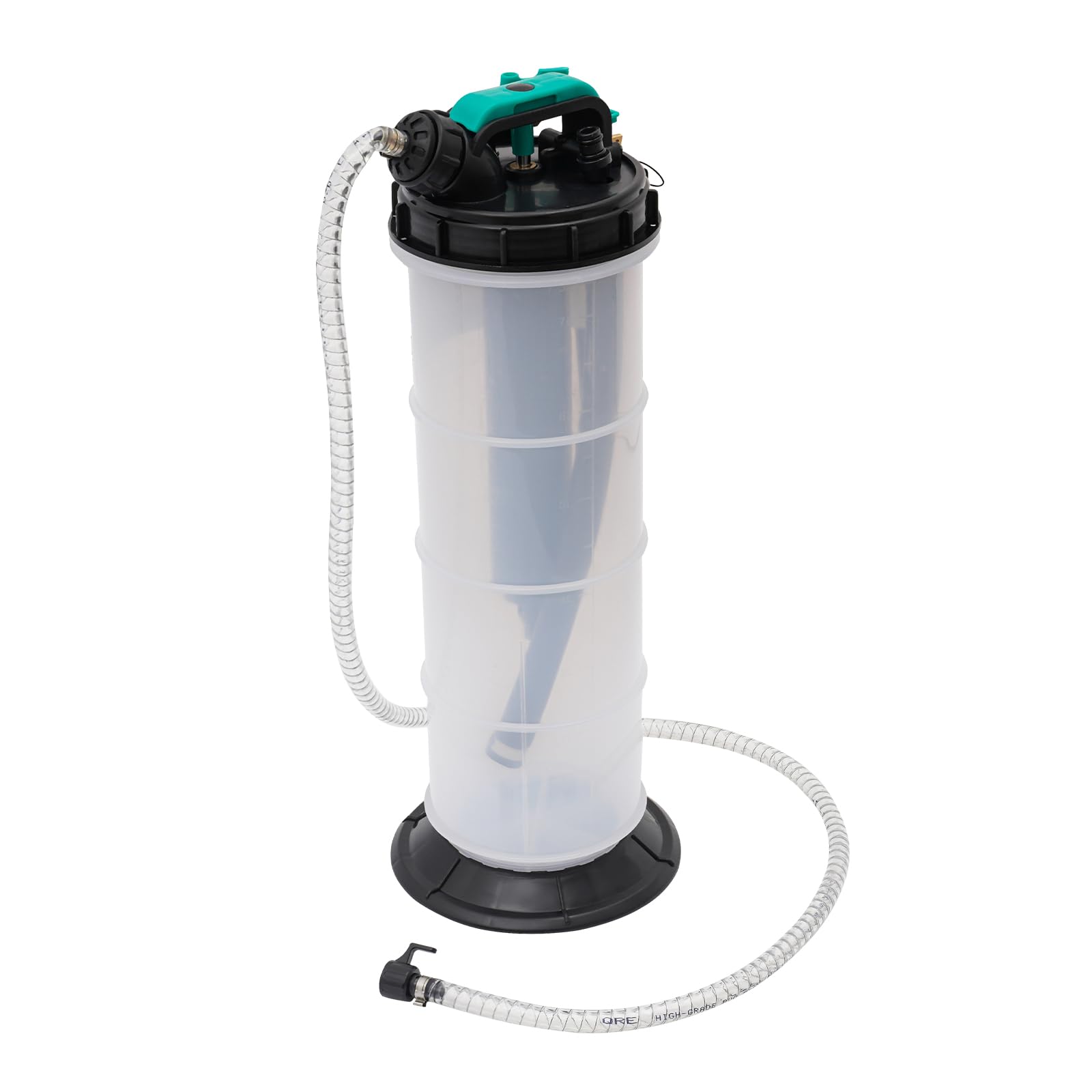 Bomba de extracción de aceite manual y neumática de 7,5 L, 0,5 – 1,2 Mpa, bomba neumática de aceite de transmisión con 4 mangueras e interruptor de válvula, extractor de líquido y bomba de llenado de