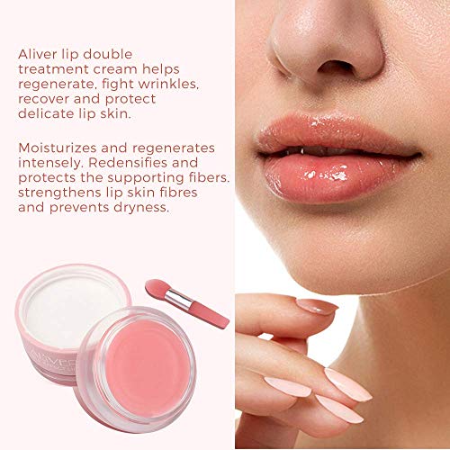 Lip Scrub, Lip Treatment Soothing Moisturizing Lip Mask For Chapped And Cracked Lips, Younger Looking Lips Overnight, Restore & Plump Dry, Anti-Wrinkle, Anti-Aging, Exfoliating Lip Cream (Strawberry) #TOP4