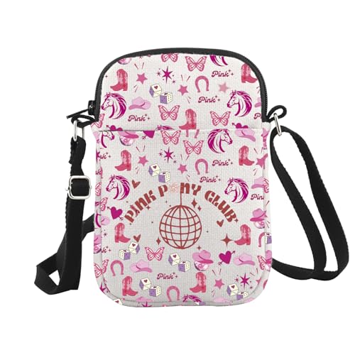 WCGXKO Singer Gift Pink Pony Club Crossbody Bag Sony Lyrics Gift for Music Lover