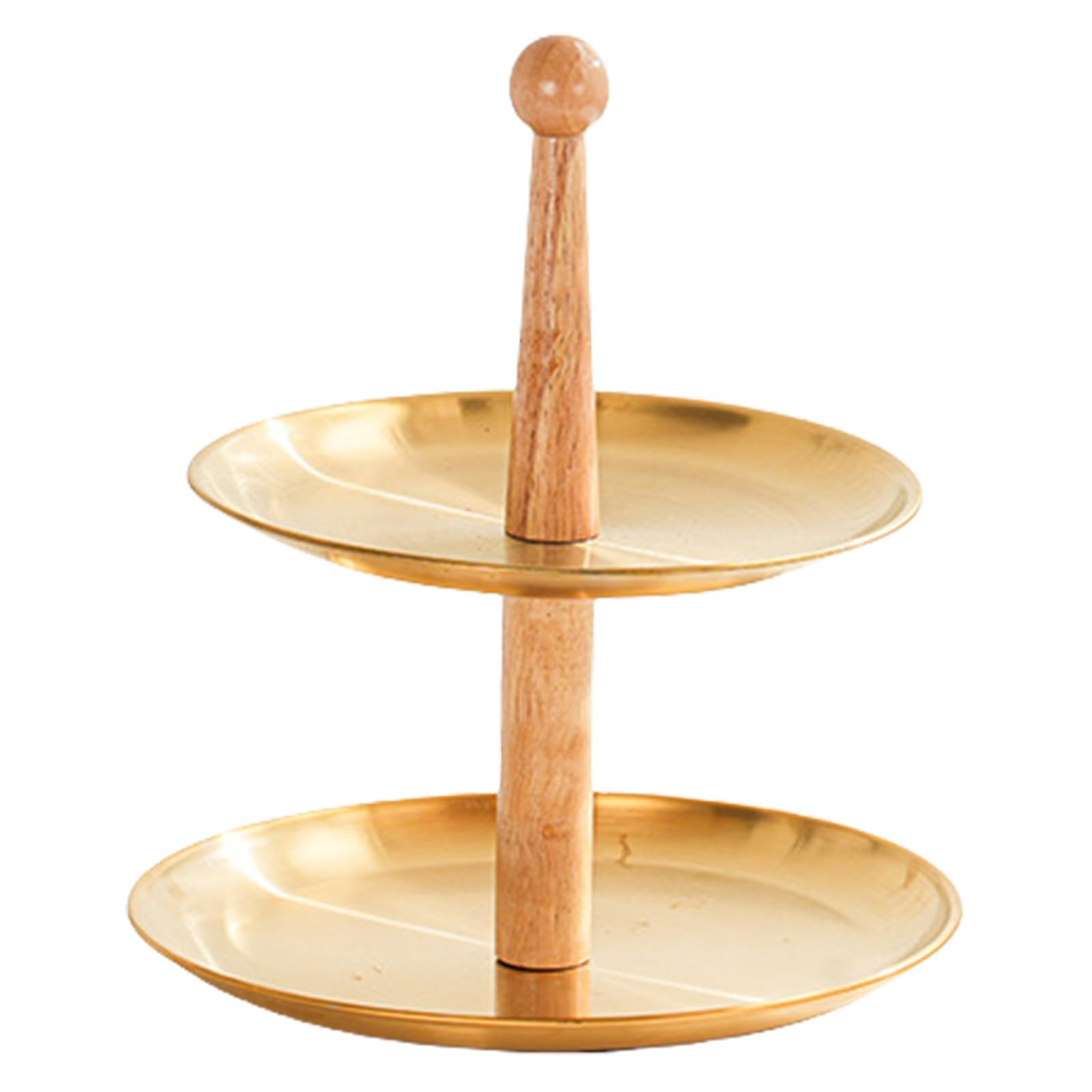 Elnwnnkc Round Metal Dessert and Fruits Tray Modern Stainless Steel Candy Fruit Display Holders for Home and Event Decoration Stainless Steel Fruit Tray