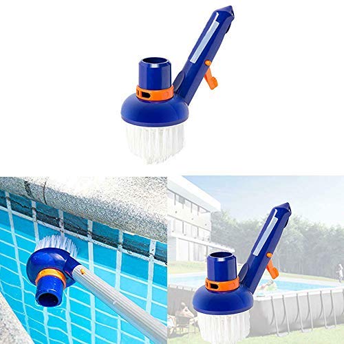 Mcottage Swimming Pool Corner Vacuum Brush Best for Above Ground Inground Swimming Pools Spas Hot Tubs Fine Nylon Bristles