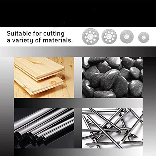 Zey 40Pcs Diamond Cutting Wheel Kit 545 Cut Off Discs Coated For Tools With 8 Pcs 3Mm Mandrel #TOP2