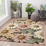 Photo Gallery feipuhome art boho daisy flowers tappeto da pavimento tappeti floreali morbidi antiscivolo lavabili per la stanza del bambino della scuola materna sala studio soggiorno interno 120x150cm Photo Gallery feipuhome art boho daisy flowers tappeto da pavimento tappeti floreali morbidi antiscivolo lavabili per la stanza del bambino della scuola materna sala studio soggiorno interno 120x150cm