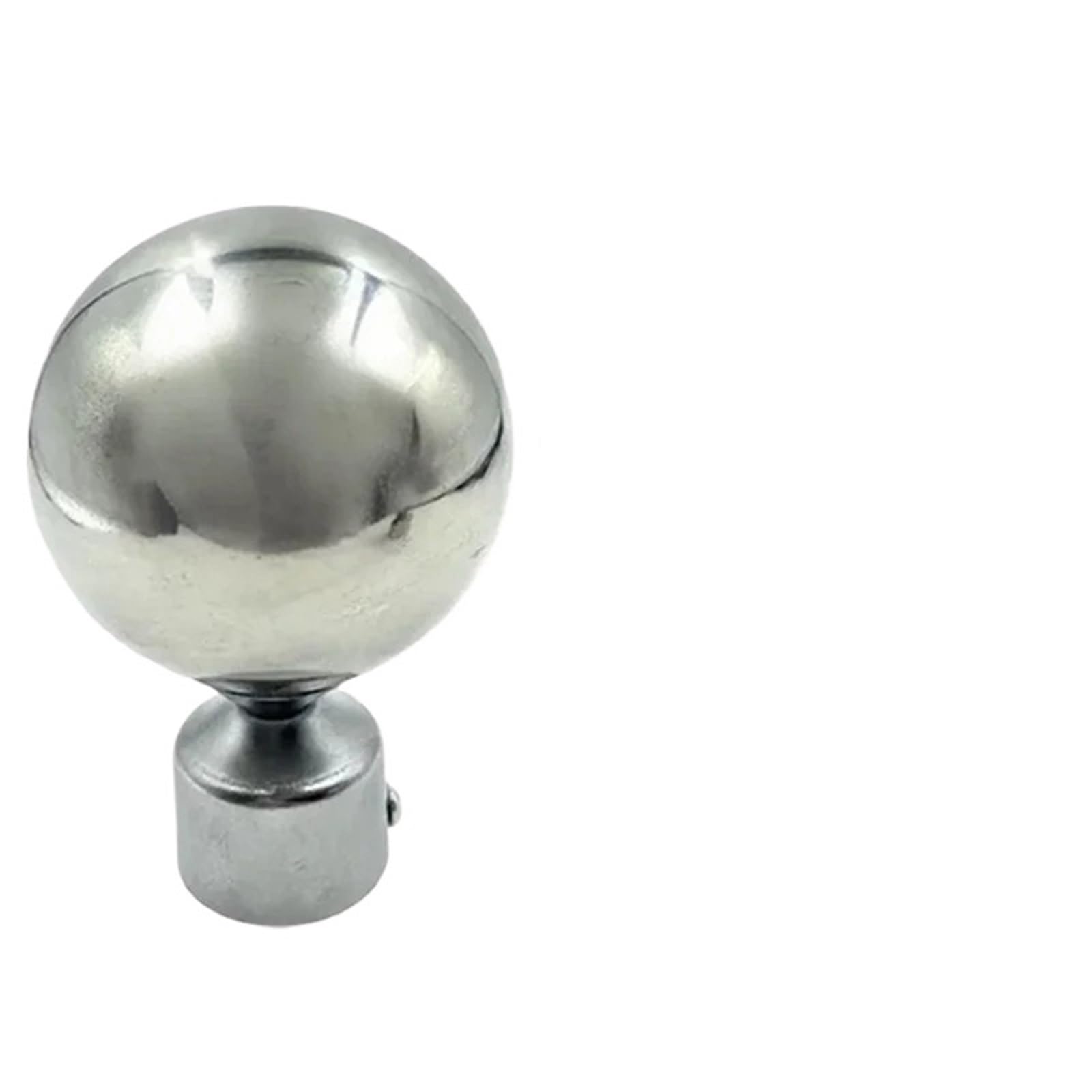 Końcówki karniszy Dekoracyjne, Zakończenia karnisza kulkowego ze stali nierdzewnej 2 szt. 50 mm 63(63.0mm-2.48in)