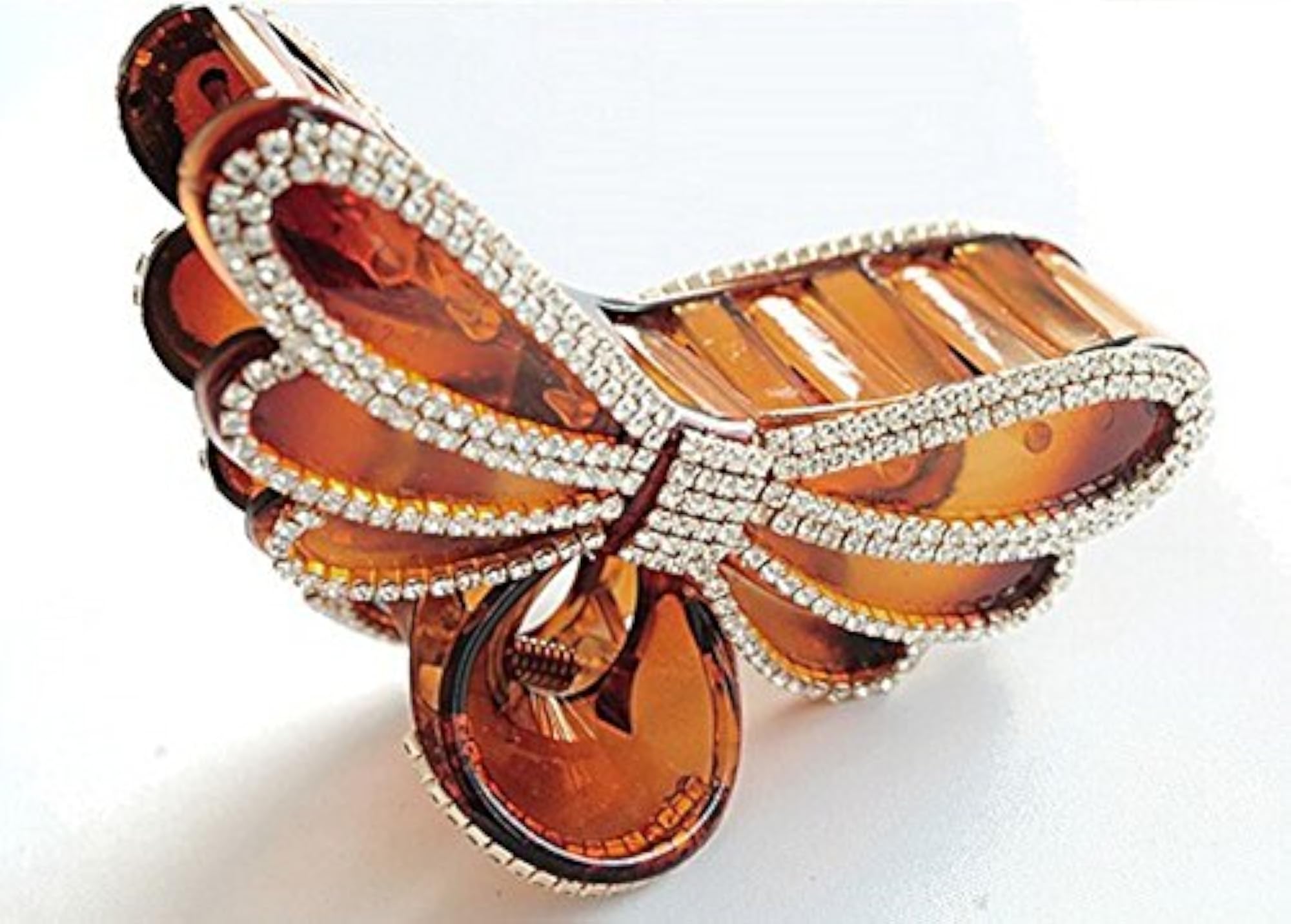 Women's Elegant Butterfly Crystal Hairpin with Rhinestones