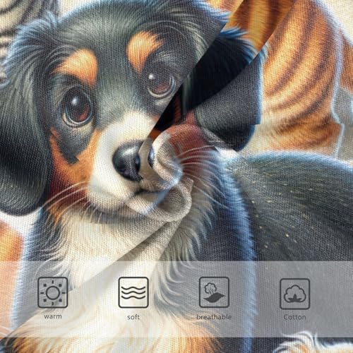 Toddler Girl Panties, Cute Dogs and Cats Cotton Girls Underwear, 2T–8 Years3