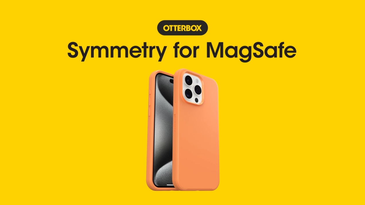 Custodia OtterBox Symmetry MagSafe Per IPhone 15 Pro Max, Arancione, Nuova