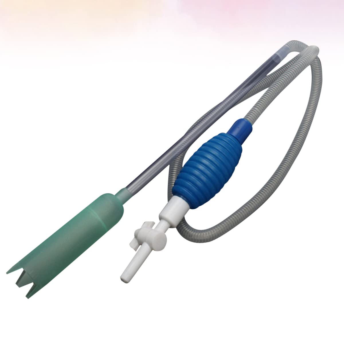 Happyyami Aquarium Tools Extendable Manual Fish Tank Water Changer Cleaner for Fish Tank Sand