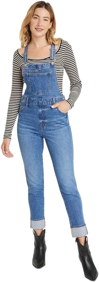 Universal Thread Women's Denim Overalls -