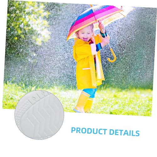Cubierta antideslizante para zapatos LIFKOME de PVC reforzado para protección contra lluvia, ligera y duradera, para senderismo, camping y uso diario miniatura 5