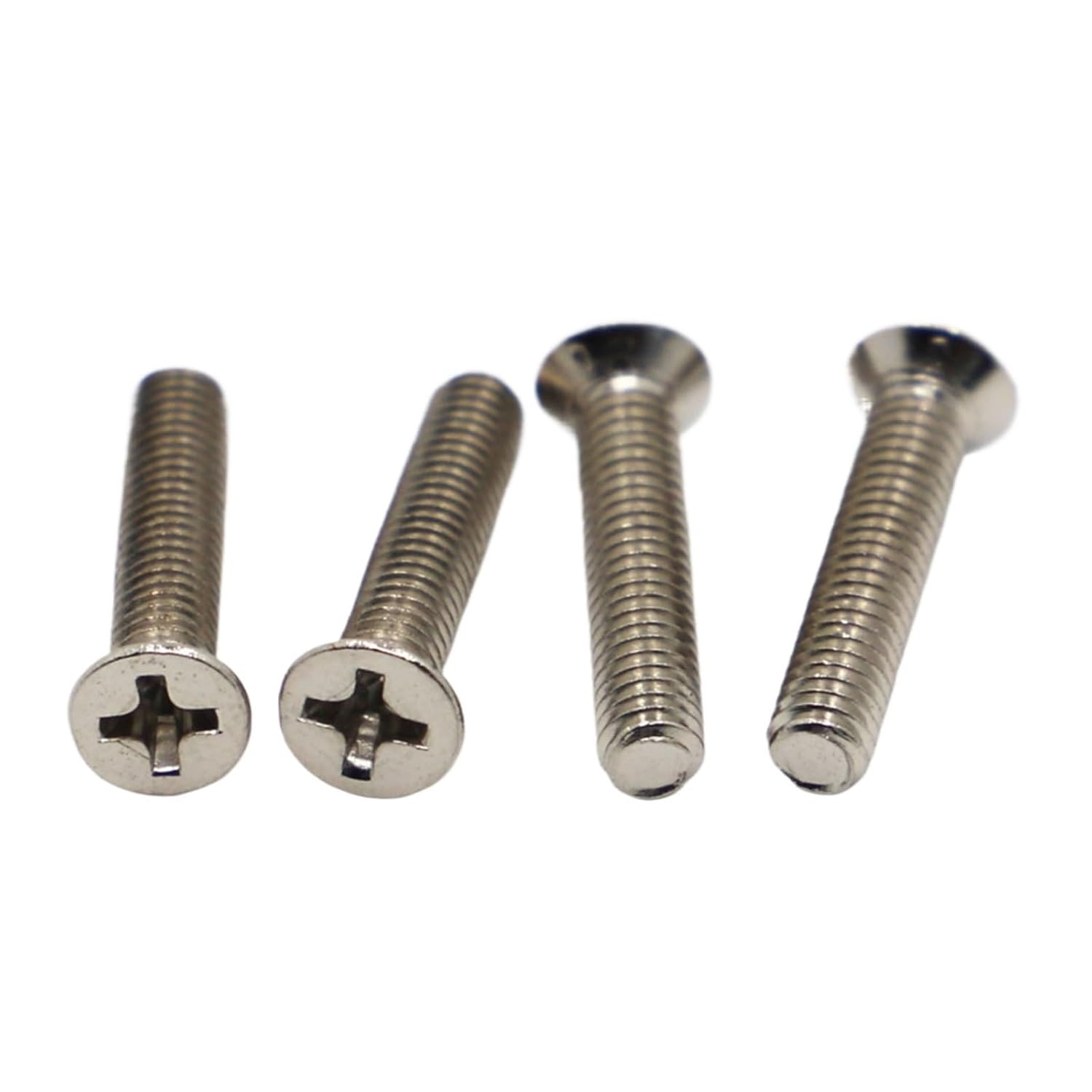 Flat Head Machine Bolts, 50 Pcs Screw Cross Flat Countersunk Head Screws M4(M4*20mm)