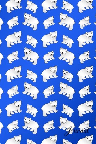 Preisvergleich Produktbild Journal: Blue cute polar bear notebook
