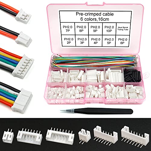 Kit de conectores sockets PH 2.0mm para cable compatible JST-PH miniatura 1