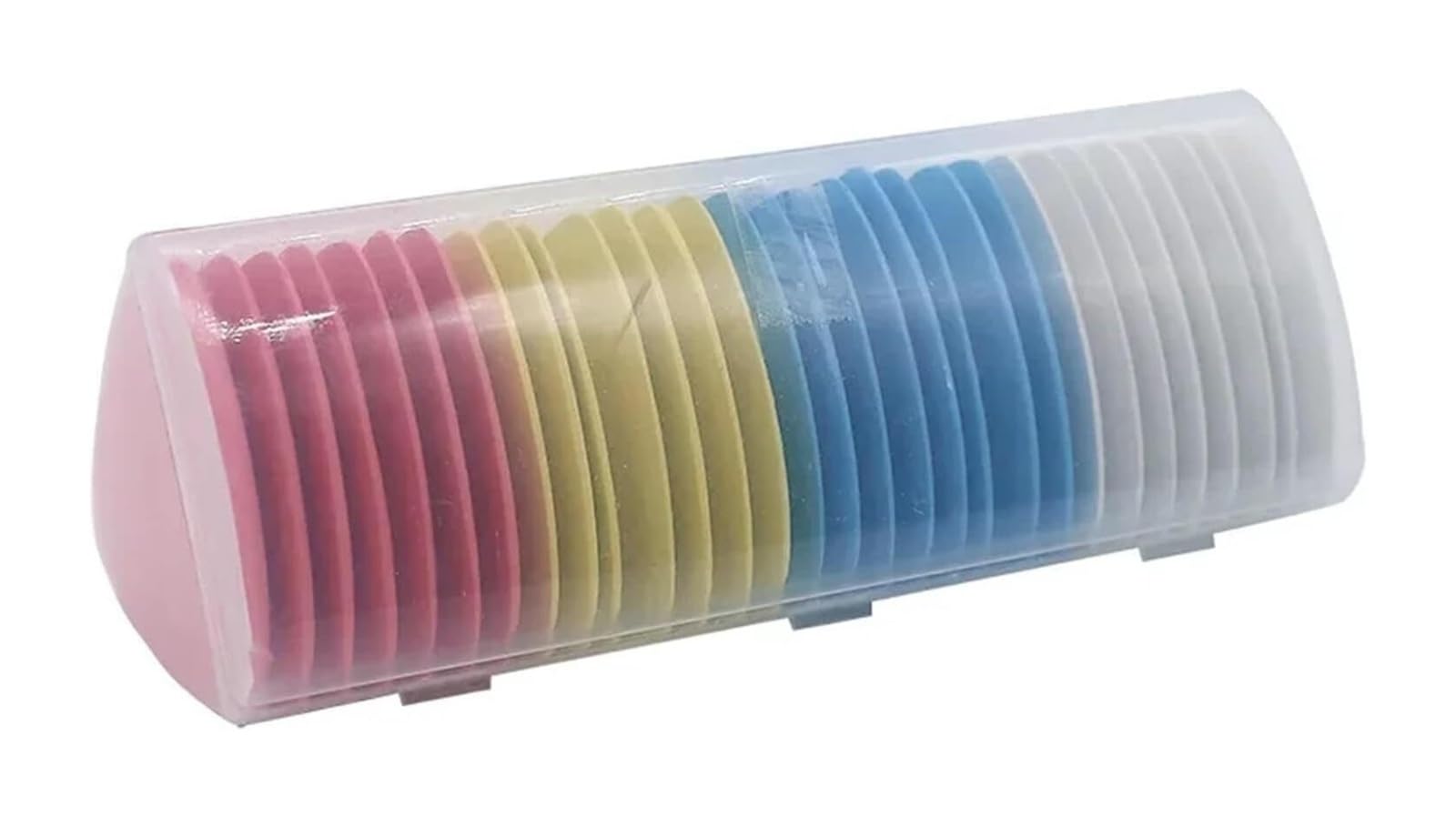 Kreda do szycia krawieckiego | Multicolor 10/20/30 szt. Kreda do szycia do znakowania tkanin: Wymazywalna kreda trójkątna(30pcs Colorful)