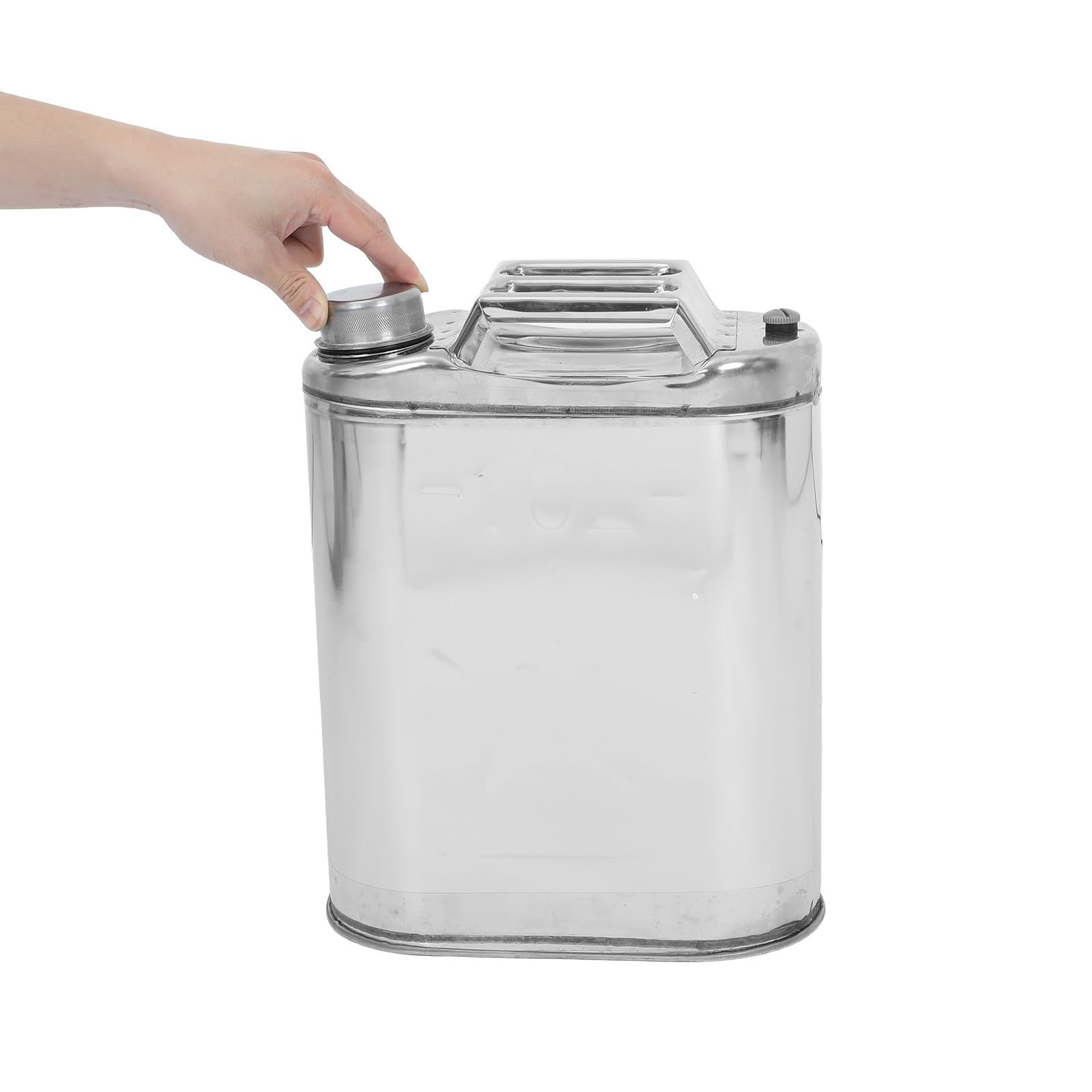 TOYANDONA Tragbarer Edelstahl Wasserkanister 10l mit Ergonomischem Griff und Belüftungsventil für Camping und Gartenbewässerung