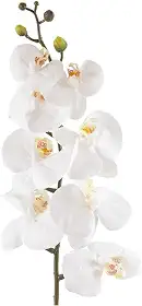 Orquídea Branca Artificial Grande para Arranjo