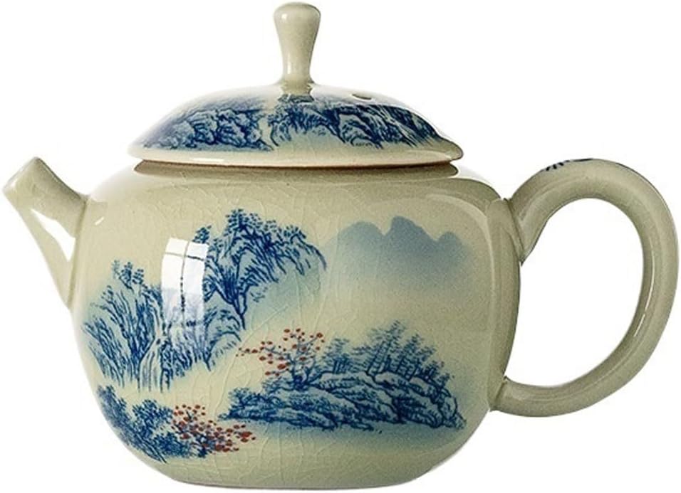 Ceramic Teapot Zen Tea Maker Teapot Small Ceramic Tea Set Kung Fu Pu'er Teapot Household Filter Single Pot Tea Pot Ceramic