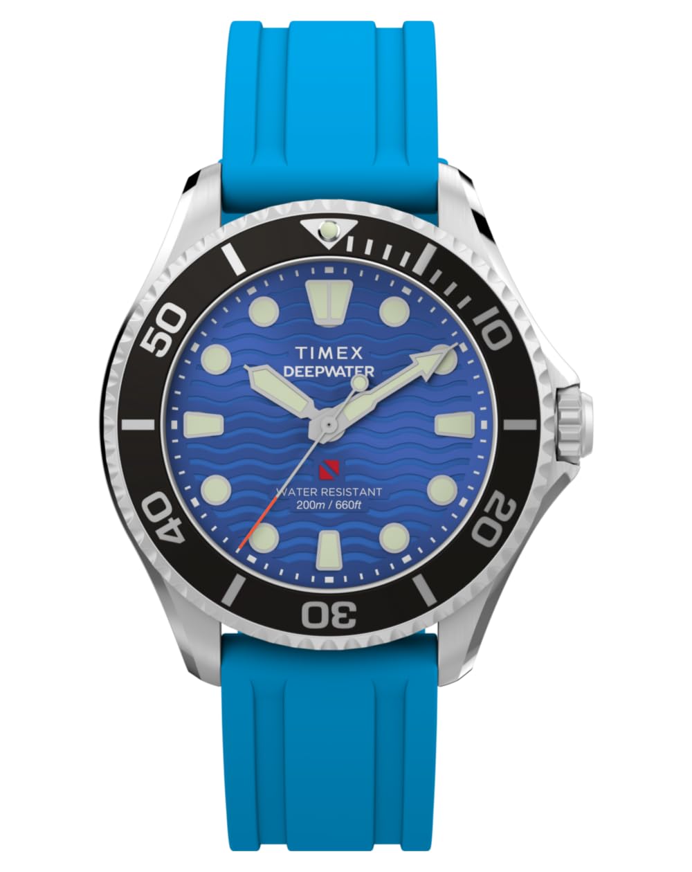 Timex Unisex Deepwater Meridian 200 38mm Rubber Strap Watch en oferta en Amazon