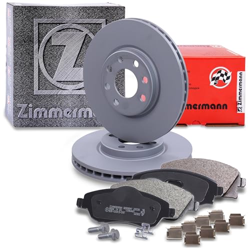 ZIMMERMANN Bremsenset Vorderachse inkl. Bremsscheiben Belüftet Ø 260 mm