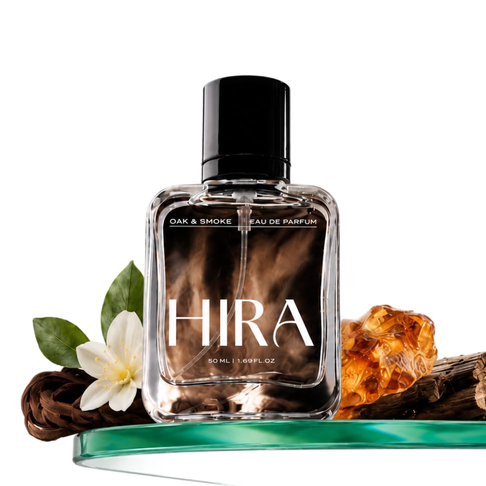 HIRA Oak & Smoke Perfume for Man | Perfume for Men Long Lasting Smell | Woody, Smoky & Spicy Notes | Leather & Amber Premium Fragrance | 50ml Eau De Parfum Men-picture-53