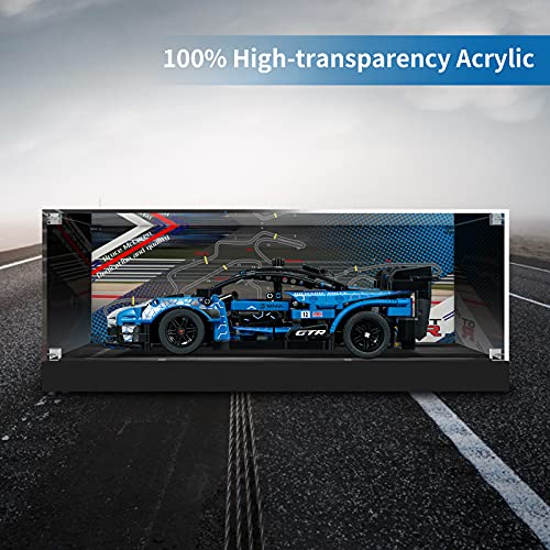Acryl-Vitrine Box für Lego Technic McLaren Senna GTR 42123 Auto-Bausteine Modellset, Staubdicht Transparent Clear… – Bild 3