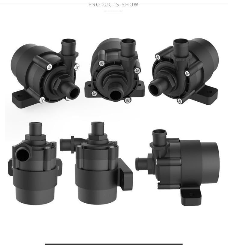 Bomba de agua silenciosa de CC sin escobillas, 12V, 24V, PWM, 0-5V, Control de velocidad, bomba de circulación sumergible para de refrigeración de acuario