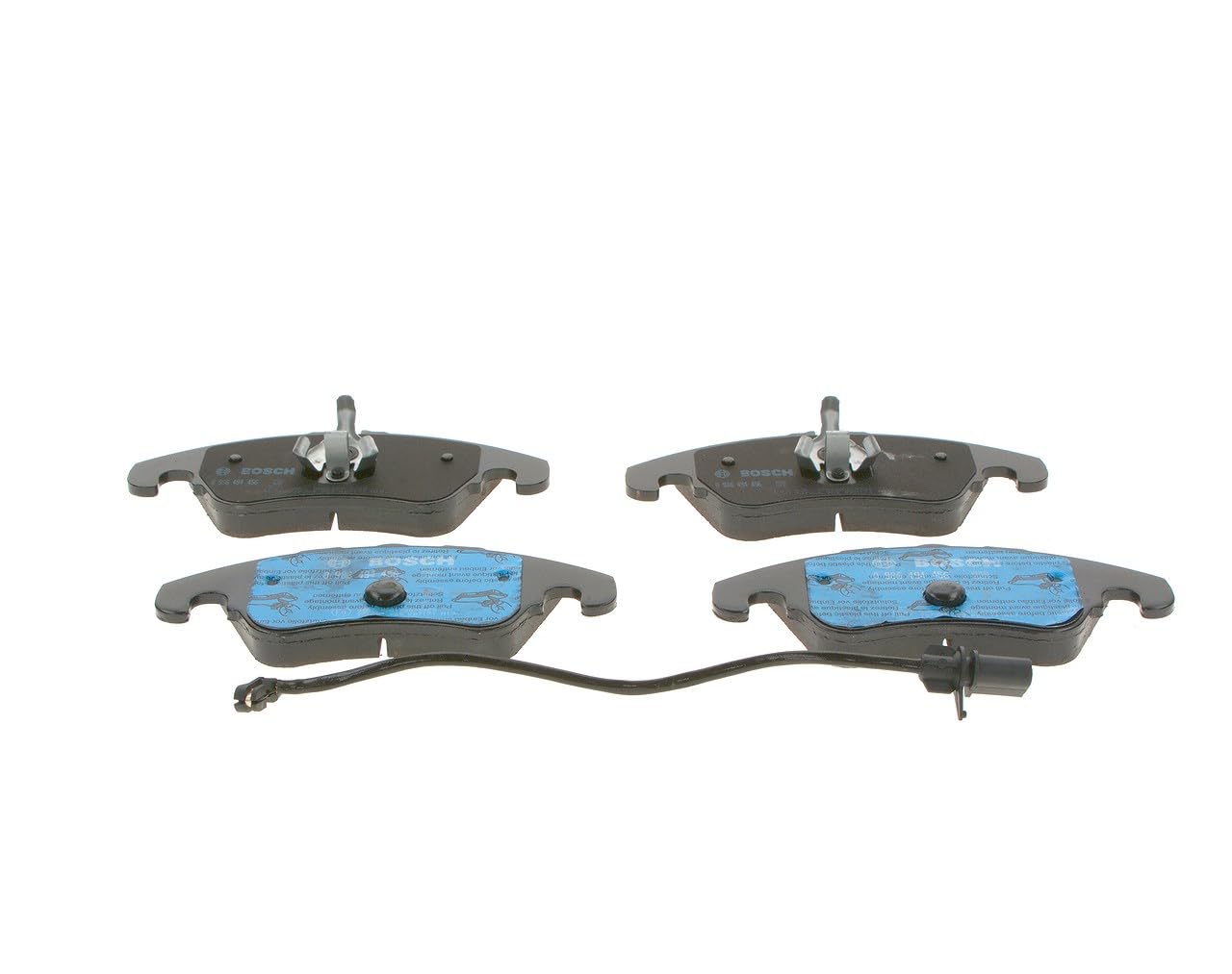 Bosch BP1378 - Pastiglie Freni Auto, Asse Anteriore - Qualità Bosch - Riduzione del Rumore e della Polvere - Certificazione ECE-R90 - Senza Rame - 1 Confezione da 4 Pastiglie | Compatibile con: AUDI A5, A5 Sportback, Q5, Q5 Van, FORD FOCUS II