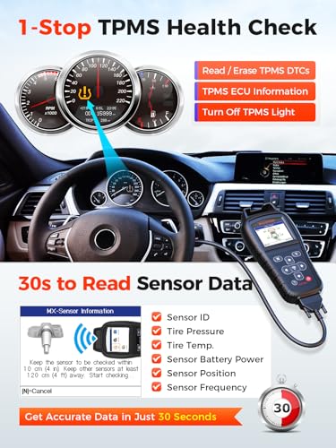 Herramienta de diagnóstico de neumáticos Autel MaxiTPMS TS408 para coche 6