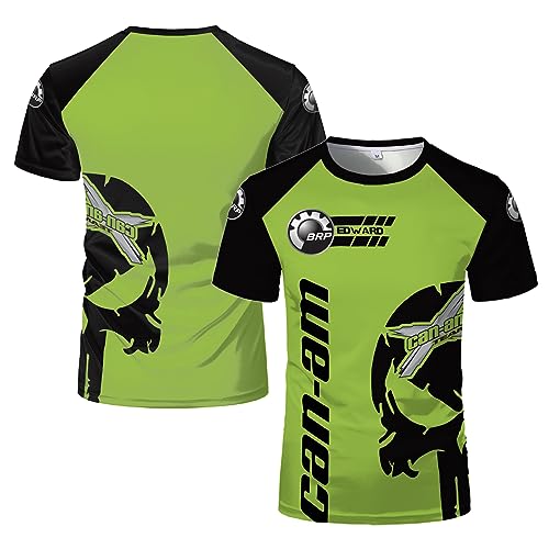LIVZFRLZ Camiseta Estampada para Hombre para Can-Am Camisetas Polo Transpirables Camisetas Deportivas Suaves Camisetas De Fitness 3D De Media Manga-A||XL
