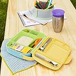 Munchkin® Lunch™ Bento Box for Kids, Includes Utensils, Green - Image 4
