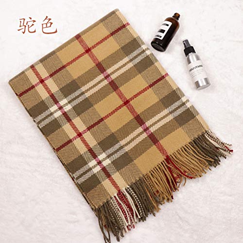 Écharpe plaid pour femme idéale pour affronter le froid du bureau au weekend