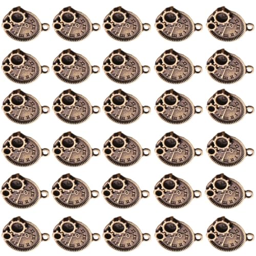 Artistic Clock Pendants Versatile Alloy Charm For Custom Jewelry Creations