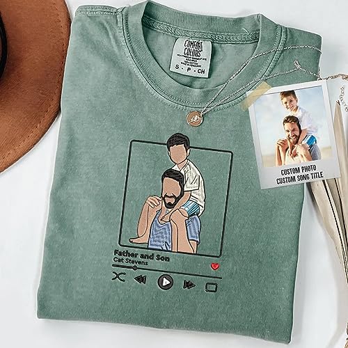 Custom Dog Portrait Embroidered Sweatshirt Pet Photo Embroidery Design Your Pet Portrait Hoodie Dog Mom Gift2