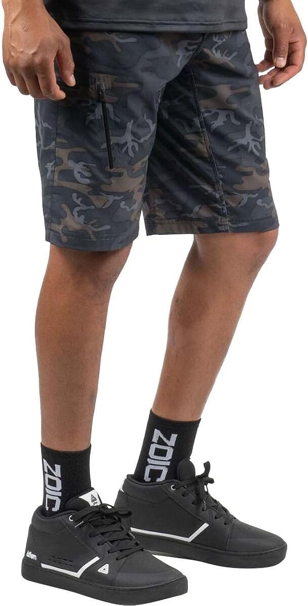 ZOIC Ether Short - 12 Inseam Mens Mountain Bike Cycling Shorts ZOIC Ether Short - 12 Inseam Mens Mountain Bike Cycling Shorts
