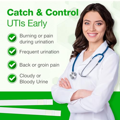 Image of Easy@Home UTI Test Strips Monitor Urinary Tract Bladder Infections, 15 Pack Quick Urine Test Kit Reliable Urinalysis Results, OTC Use (UTI-15P) | Monitor Urinary Tract Bladder Infections, Quick Urine Test Kit Reliable Urinalysis Results, OTC Use (UTI-15P)