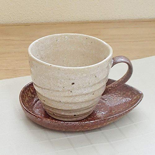 Amazon | 四季彩-陶器ONLINE- コーヒーカップソーサー 流砂丘