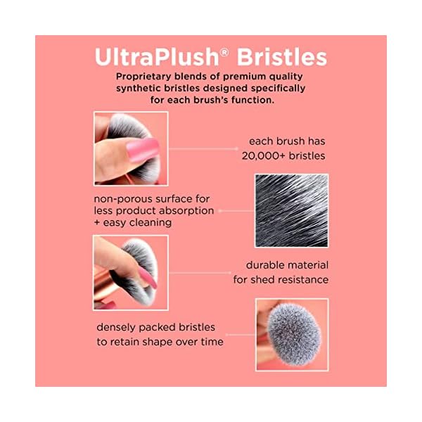 Real Techniques Blend and Blur Foundation Brush, For Liquid Foundation