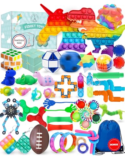 Fidget Toys Set – Anti Stress Spielzeug für Kinder und Erwachsene –...