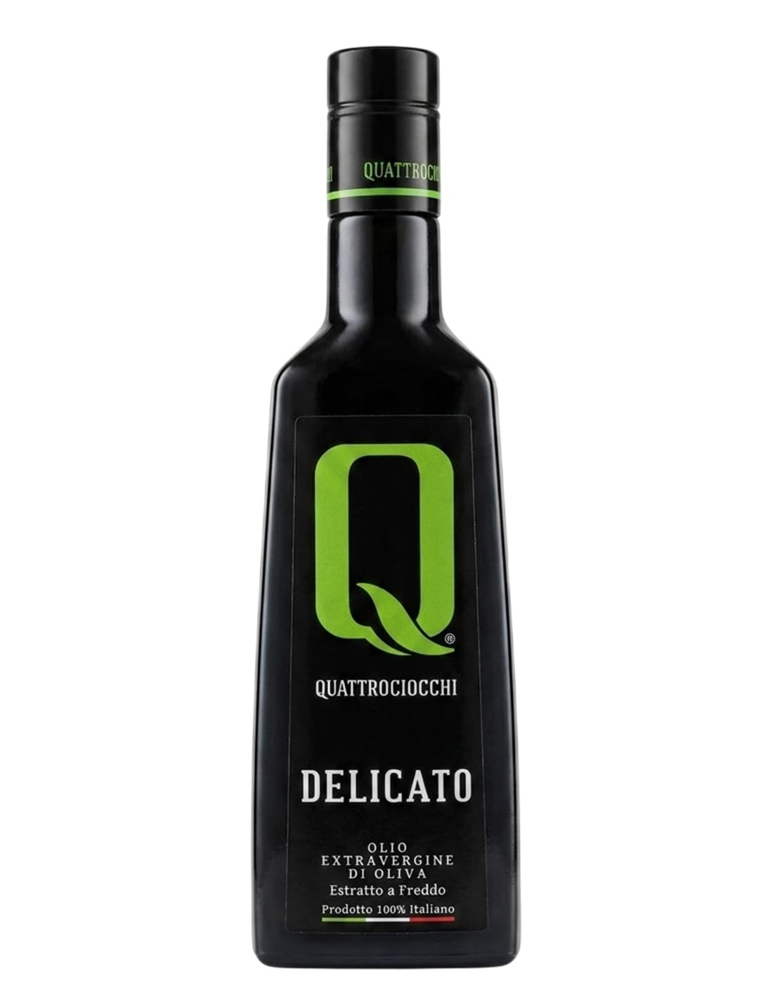 Quattrociocchi Delicato | Oliwa z oliwek extra virgin odmiany Leccino – butelka 500 ml