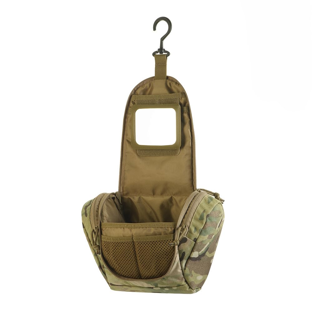 M-Tac Kosmetyczka taktyczna Elite Gen.II – podróżna i wojskowa kosmetyczka, Cordura 500D, wodoszczelna, kompaktowa, do użytku na zewnątrz, na kemping, Bundeswehrę i Airsoft, Multicam, Multicam