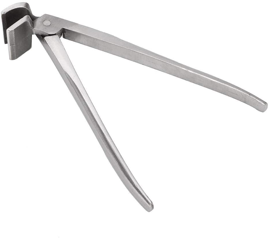 Leather Clamp Plier Leather Adjustment Press Flatten Plier for Wallet Bag Belt Making DIY Leather Craft Accessory