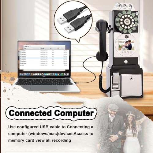 Libro degli ospiti audio per eventi, registra facilmente messaggi personalizzati, perfetto per matrimoni, anniversari, baby shower, lauree