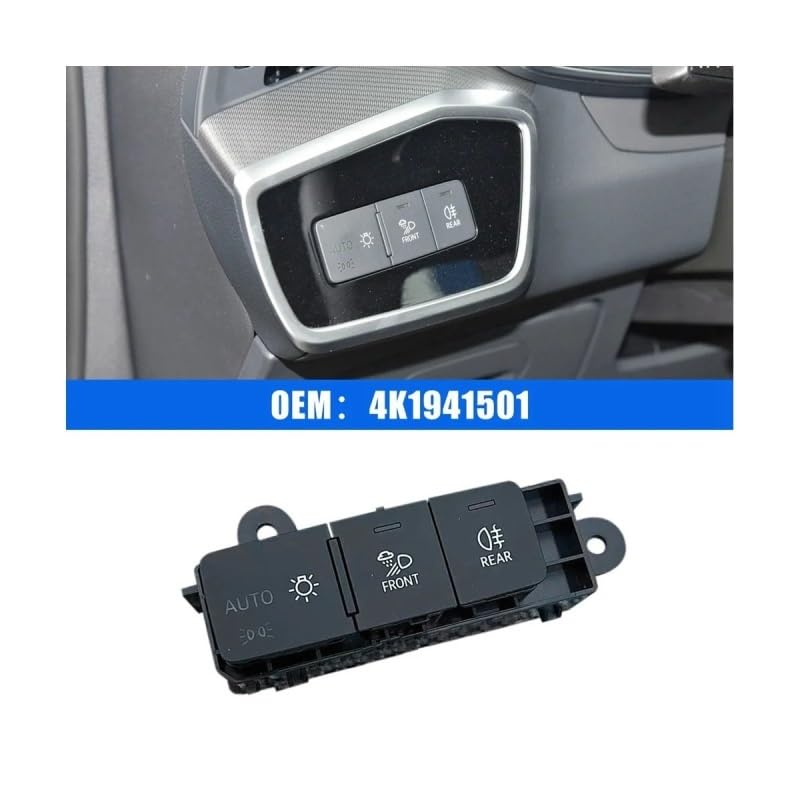 Botón de faro para solucionar fallos de encendido en el interruptor de luces Audi coche 5
