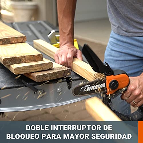 WORX WG324E.9 accu-eenhand-takkenzaag 20 V - 12 cm zwaardlengte - licht en comfortabel - PowerShare compatibel - zonder… - Afbeelding 5