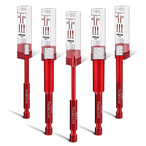 Bayertal 36085 Fliesen- & Glasbohrer Set 5-teilig