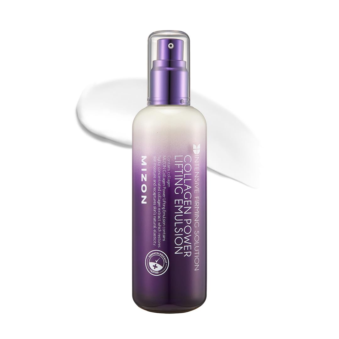 [MIZON] COLLAGEN POWER LIFTING EMULSION (120ml) Koreanische Hautpflege - Emulsion mit hoher Konzentration an Marine-Kollagen für verbesserte Hautelastizität