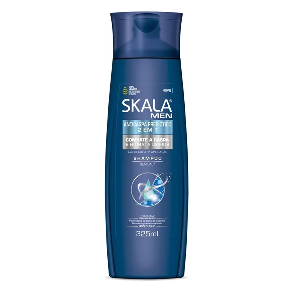 SKALA Präbiotisches Anti-Schuppen Shampoo Für Männer (325 Ml) – Stärkt & Spendet Feuchtigkeit
