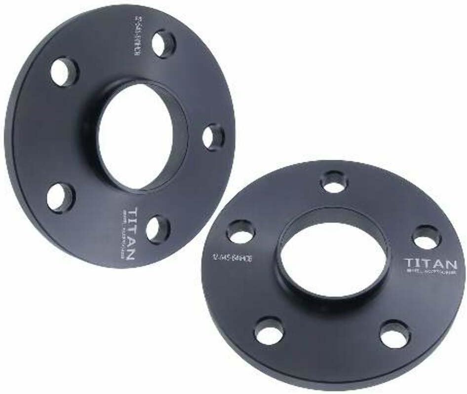 12mm 5x4.5 Hubcentric Wheel Spacers - Wider Stance, Increased Clearance, Fits Subaru WRX Impreza STI Outback Legacy - 12mm, 5x114.3, 56.1mm Hub, Set of 4 - Black