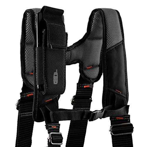 Dead On Tools - 1680 Denier Poly Carpenter’s Tool Belt With Suspenders (Hdp400945) , Black #TOP7